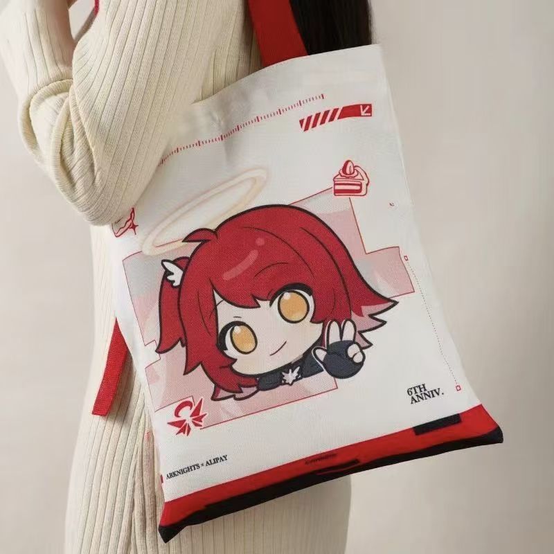 Anime Merch Shopping - Borsa Tote in Tela Arknights Exusiai