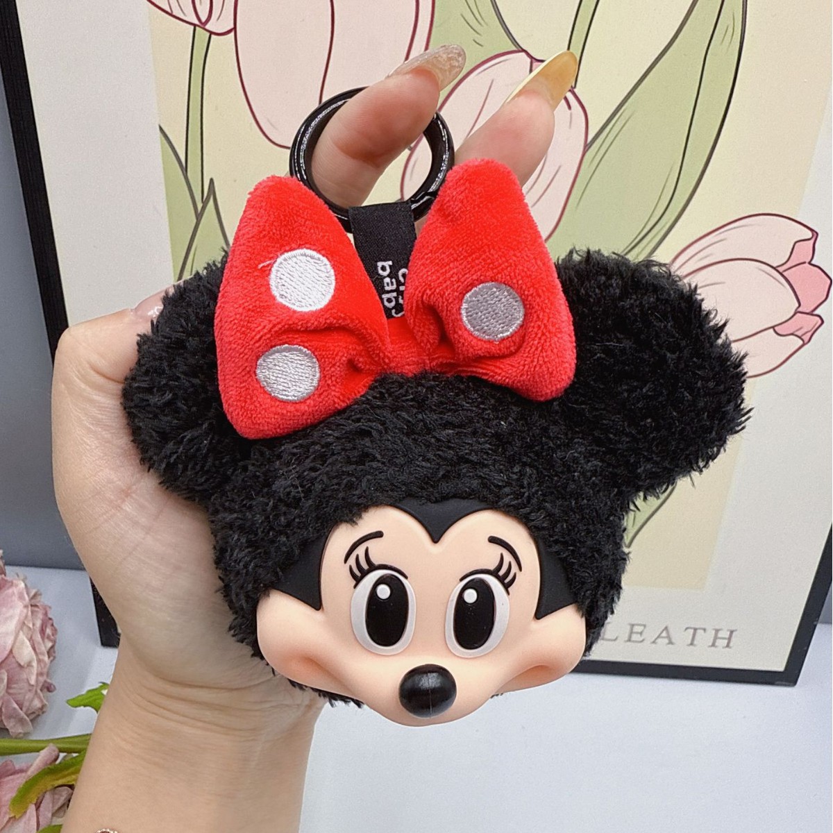 Cute Anime Merchandise - Portachiavi con bambola di peluche di