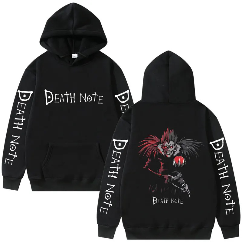Anime Merch Shopping - Y2K Anime Death Note Ryuk Felpa