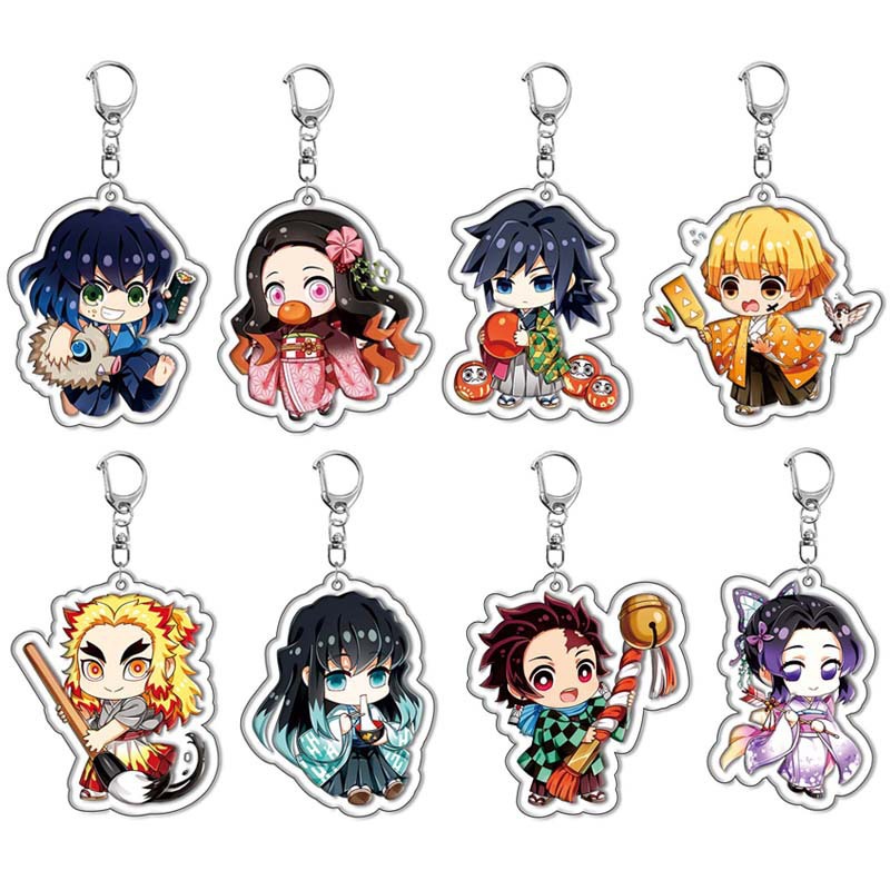 Anime Merchandise Keychains - Demon Slayer Kimetsu no Yaiba Tanjiro