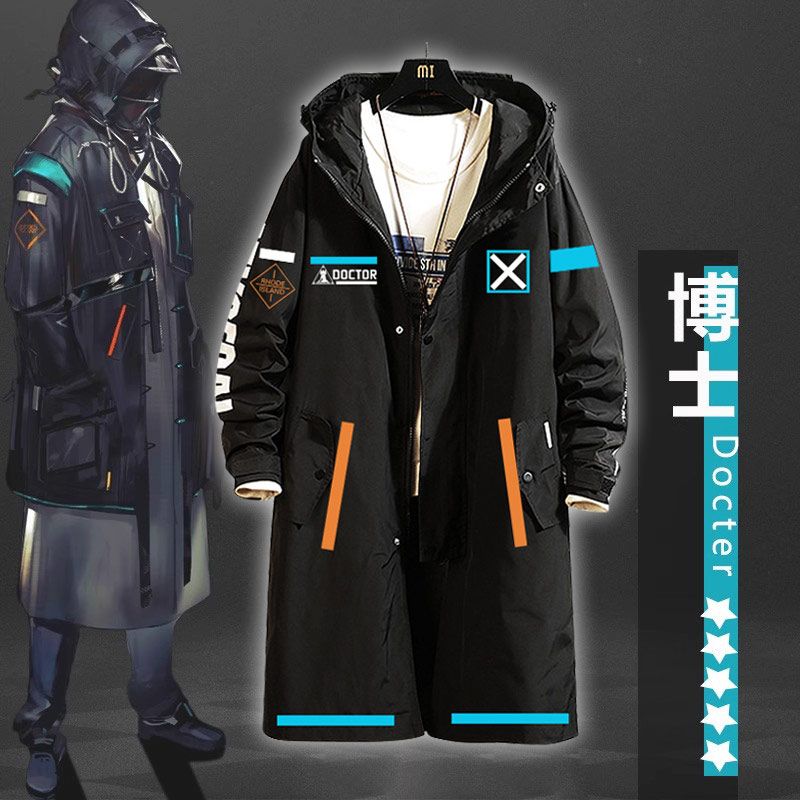 Anime Merchandise Jacket - Arknights Trench di media lunghezza con