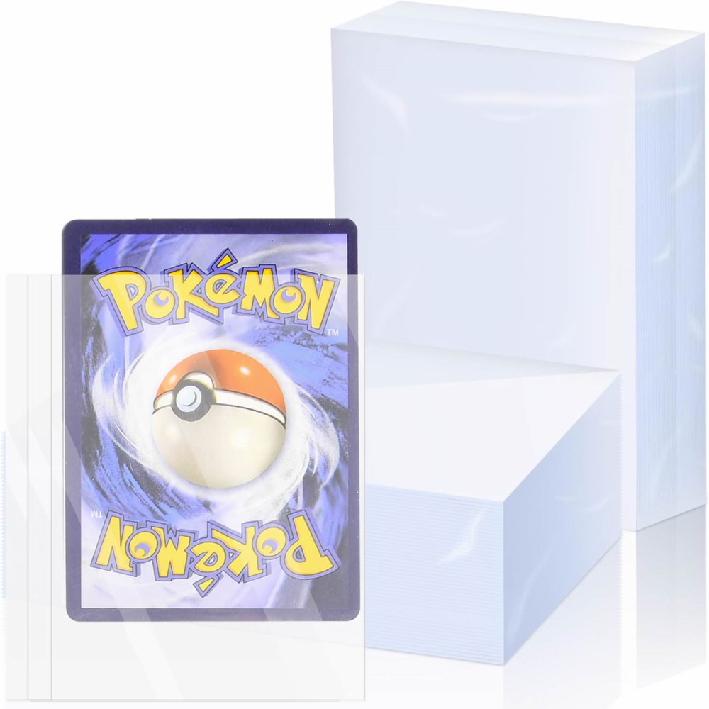 Collector Card Sleeve - 200 Bustine Protettive Trasparenti per Carte