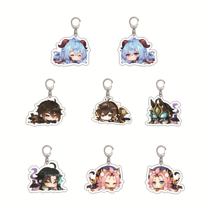 Anime Merchandise Keychains - Genshin Impact Portachiavi in acrilico Anime