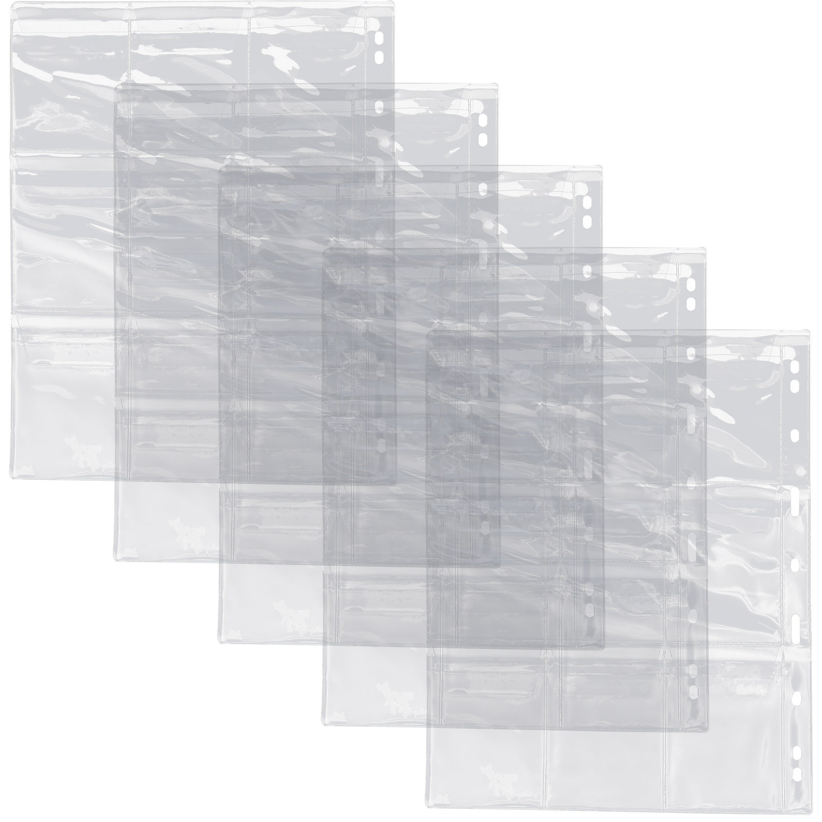 Collector Card Sleeve - 5 Portamonete per Collezionisti, Bustine Protettive