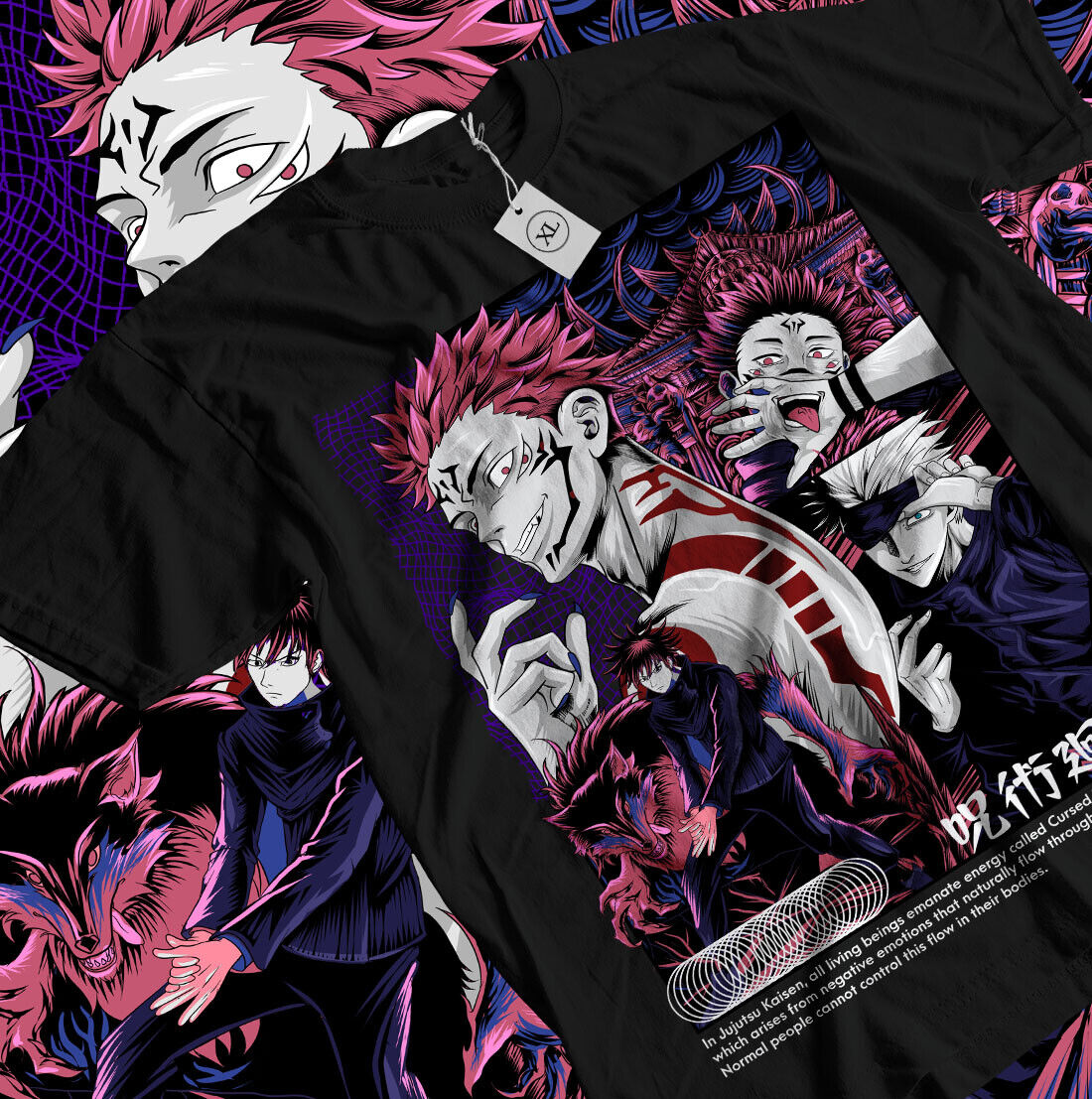 Ryomen Sukuna t-Shirt Jujustu  - Jjk Anime Merchandise recensione e prezzo