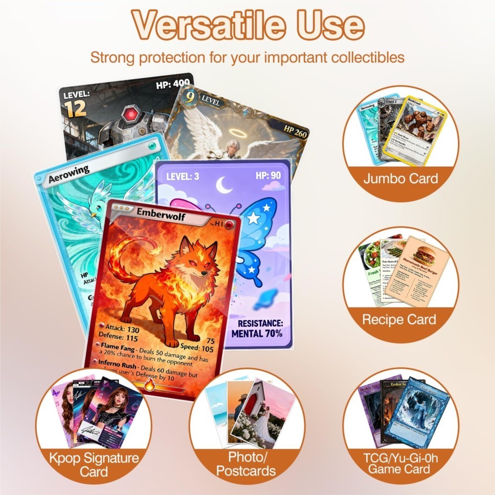 50-250 Pezzi Bustine Protettiv - Collector Card Sleeve recensione e prezzo