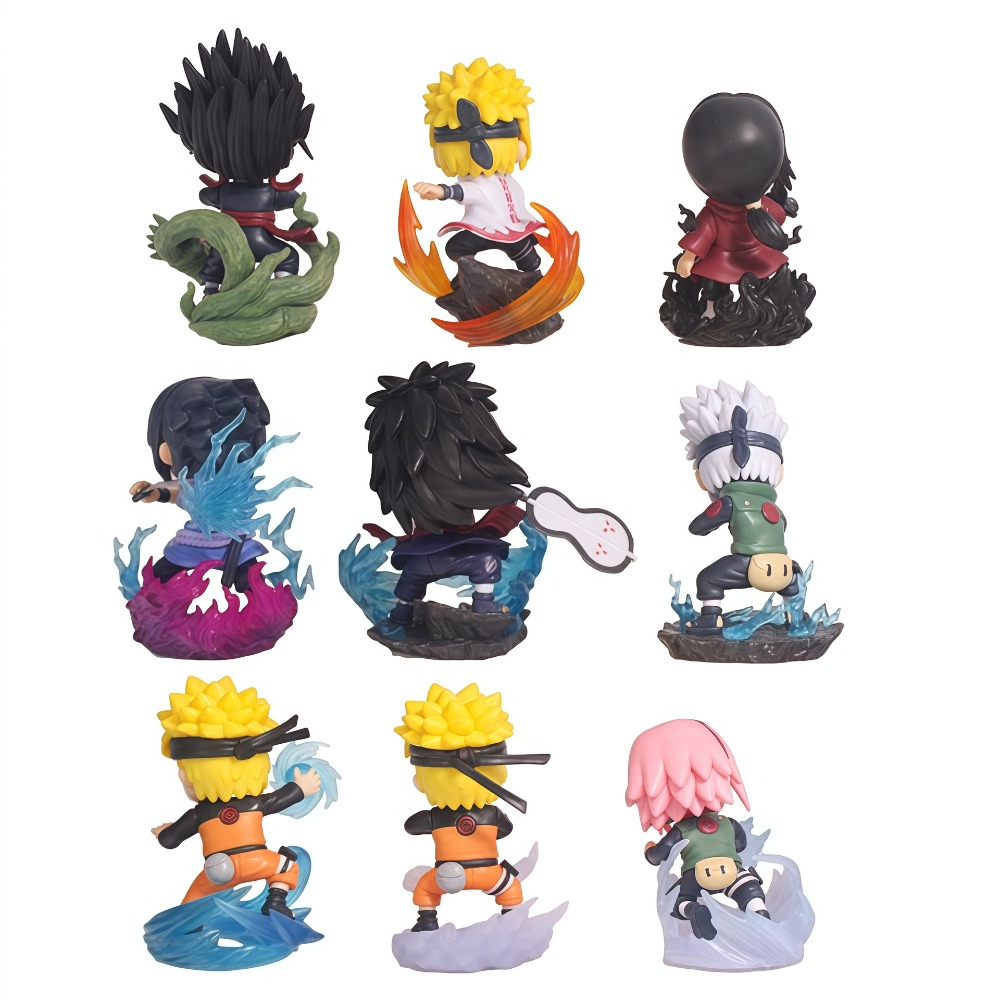 1-9 Stili Naruto Q-version Fig - Anime Merchandise Box Set recensione e prezzo