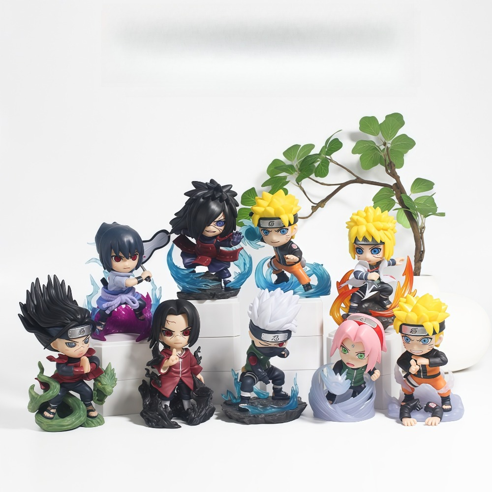 1-9 Stili Naruto Q-version Fig - Anime Merchandise Box Set recensione e prezzo