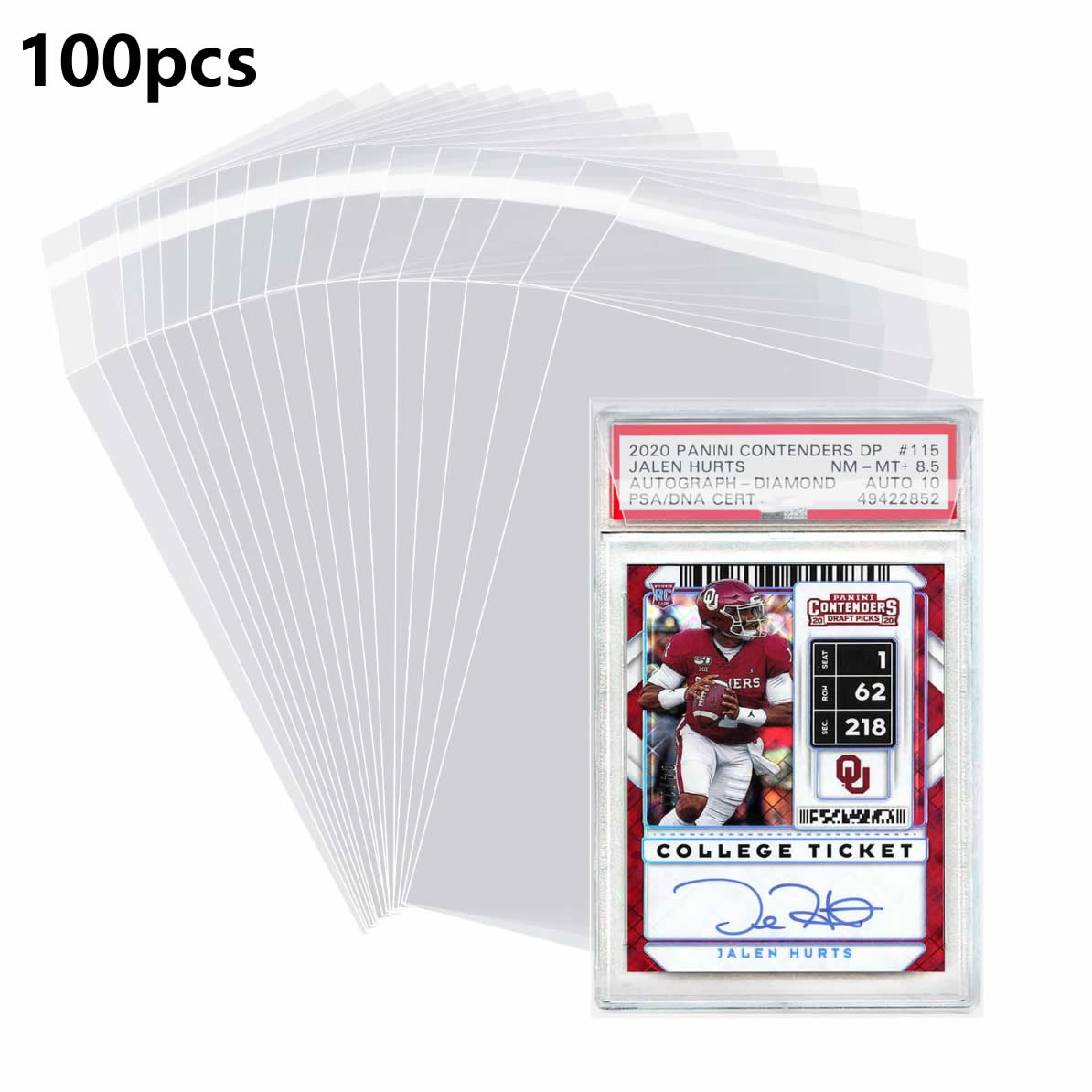 100 pezzi di custodie per sche - Collector Card Sleeve recensione e prezzo